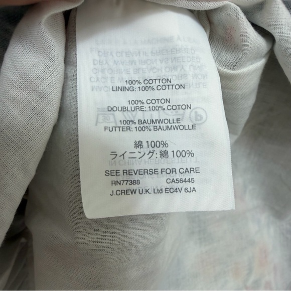 J. Crew Liberty Rachel Tie Front Midi Sun Dress Floral Multi Size 4 - Picture 8 of 10